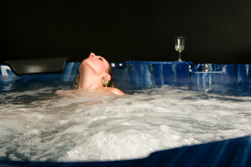 Détente dans SPA Jacuzzi 