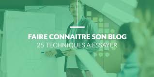 faire connaitre son blog